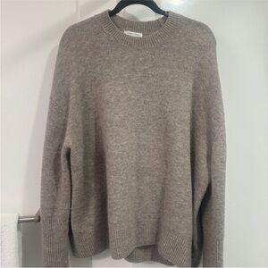 & Other Stories Gray Crew Neck Sweater